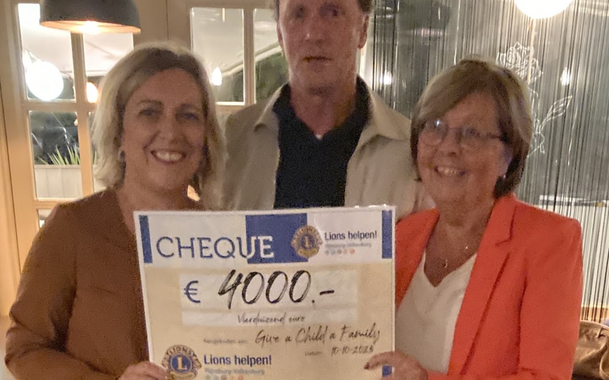 Veel dank aan Lionsclub Rijnsburg-Valkenburg